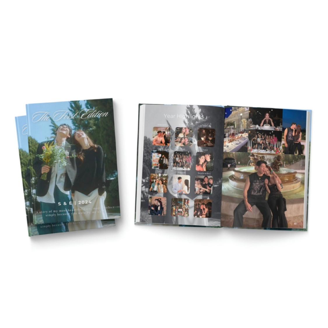 Couple Anniversary Milestone - Physical Photobook (A4 Hardcover)
